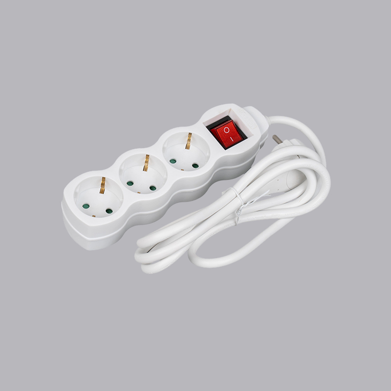 LOG-03KL قطاع طاقة ثلاثي الاتجاهات على شكل قرع من النوع الألماني مع حلقة سحب ومفتاح متعدد المقبس